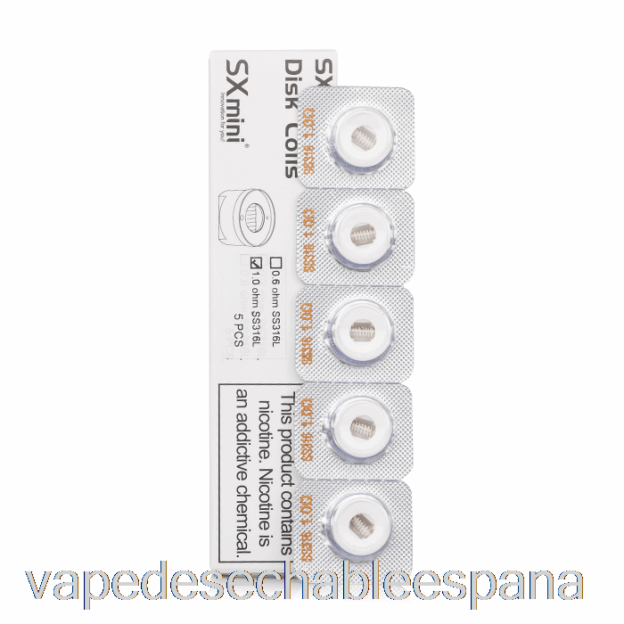 Bobinas De Repuesto Vape España Yihi Sx Nano Ada Bobinas De 1.0ohm